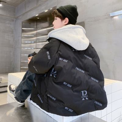 男童冬装羽绒棉服2025新款中大儿童棉衣冬季棉袄秋冬款加厚外套潮