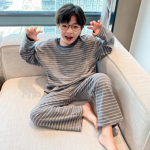 儿童装男睡衣秋裤套春款20