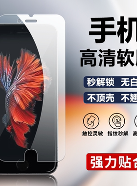 适用苹果6手机高清软膜