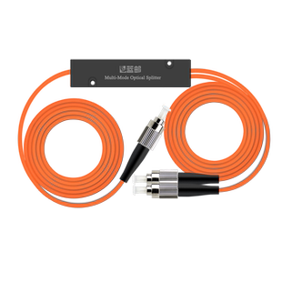 蓝邮 多模光纤分光器电信级 ST接口千兆多模光纤分路器 FC/LC/SC/ST-UPC多种接口1分2/4/8/16/32分路器可定制