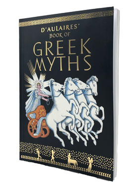 多莱尔的希腊神话 英文原版 彩绘大开本 D'Aulaire's Book of Greek Myths 凯迪克大奖得主作品 家庭藏书 文学经典 寒假书单