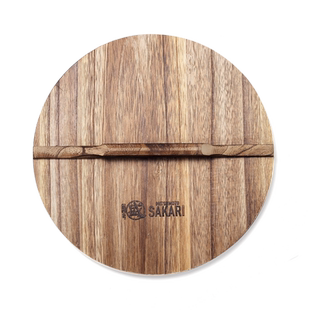 日本三本盛桐木锅盖家用进口平底锅奶锅炒锅厨房天然木通用圆形盖