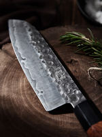 Japanese Santoku knife, Japanese kitchen knife forging, main chef's knife, fruit knife, kitchen knife, special imported cooking knife, imported thumbnail 6