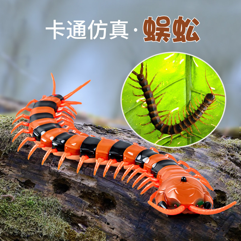 儿童玩具网红解压宝宝5有趣假蛇遥控蜈蚣尖叫电动小男孩3岁女孩6