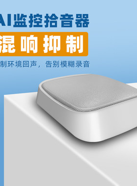 思正AI降噪监控拾音器消除各种噪声高清录音拾音器让声音更清晰