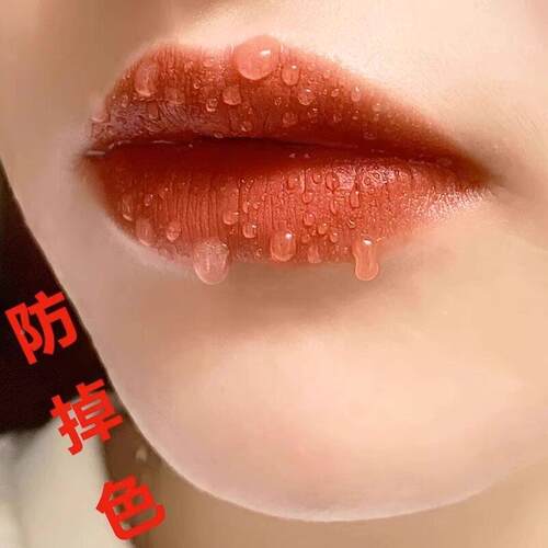 推色荐不奶沾杯不掉色防口红豆沙肉桂茶口红雨衣水DBK唇釉正品
