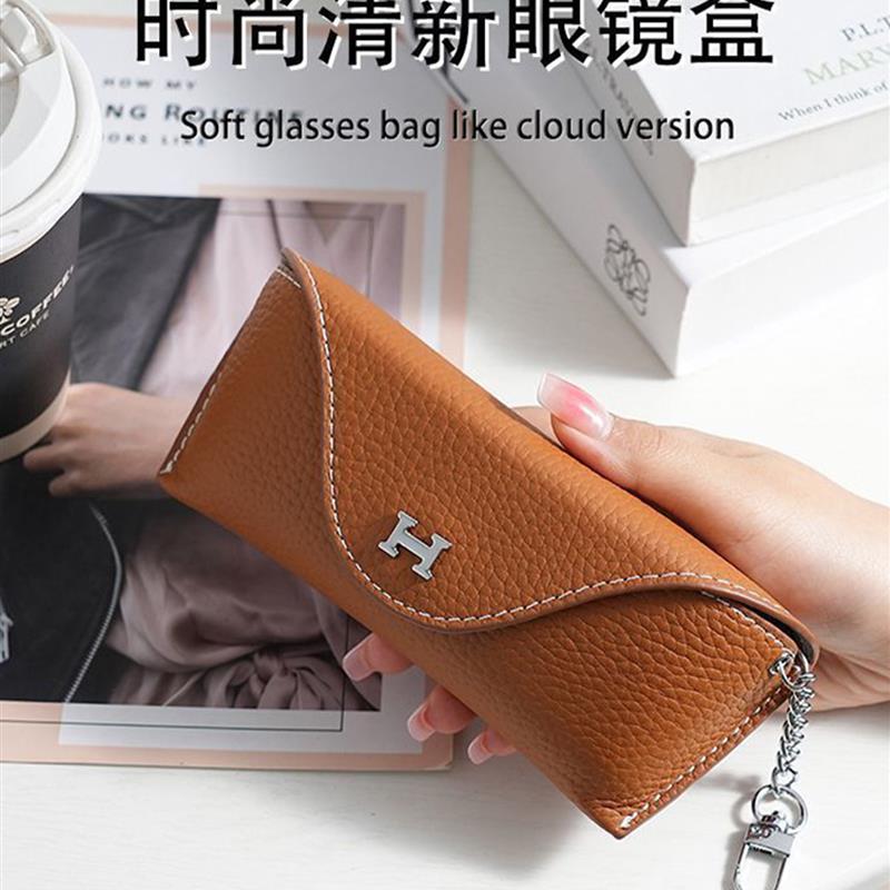 高端抗压力便携式太阳镜收纳袋太阳镜眼镜箱男女通用防摔挂袋眼镜