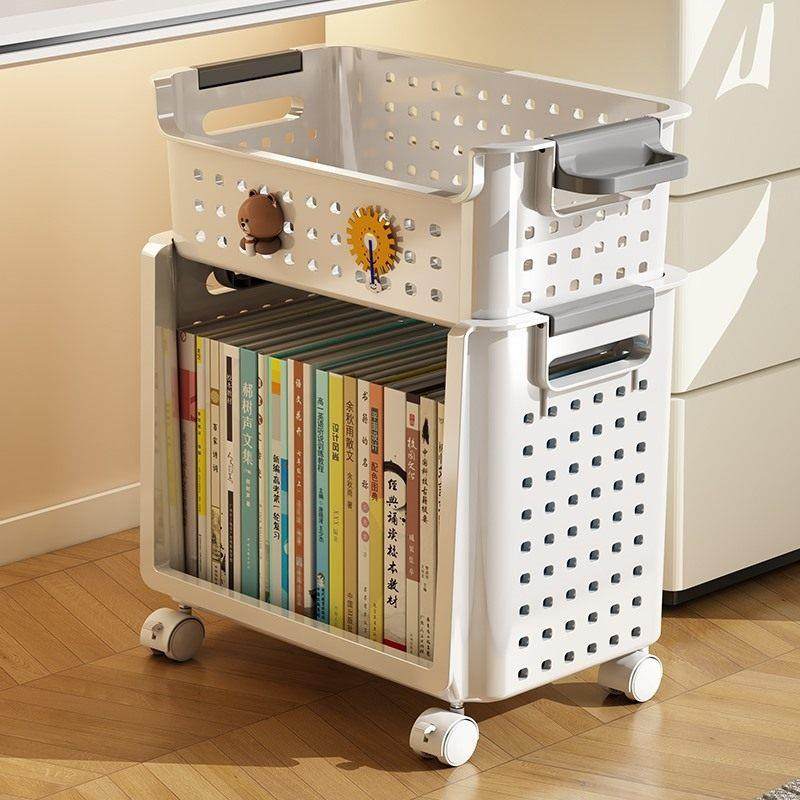 日本进口MUJIE书包置物架移动书架学生宿舍桌下书本收纳层架小推,收纳整理,整理架/置物架/收纳架,淘宝优惠券,粉丝福利购,淘宝优惠卷
