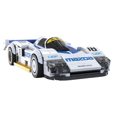 cada咔搭积木车八格车正版授权