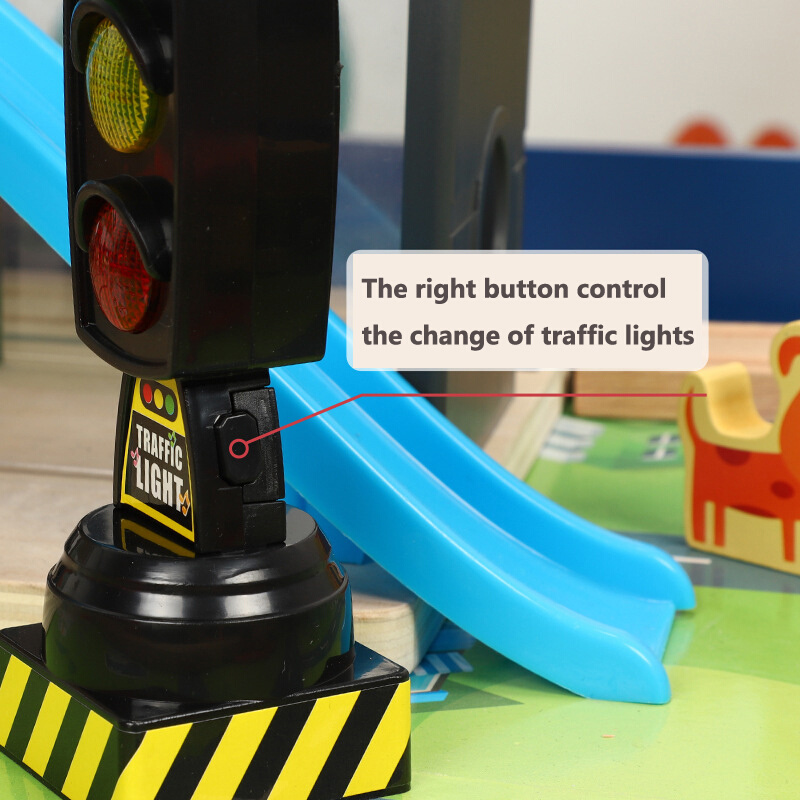 极速New Wooden Train Track Beech Wooden RailPway Tracks Acce