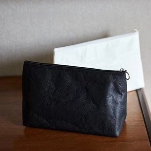 高级感抗水杜邦纸收纳袋化妆包内胆包迷你补妆包小零钱手包女便携