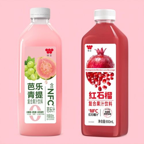味全红石榴芭乐青提复合冷藏饮品