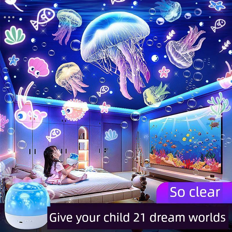 星空投影仪夜灯夜光玩具灯儿童女孩创意生日礼物幻想夜光气氛