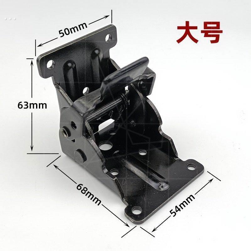 90度自锁折叠合页铰链床桌椅桌脚板凳折叠茶几家具不锈钢连接配件