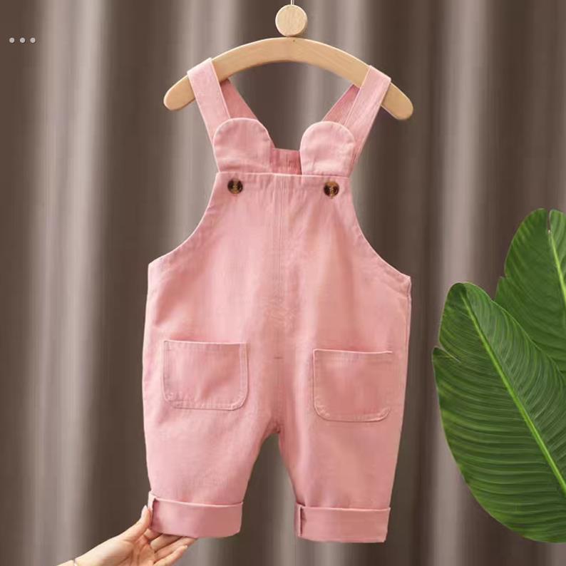 宝宝背带裤灯芯绒春秋儿童装长裤0123岁婴幼儿单裤男女童洋气裤子