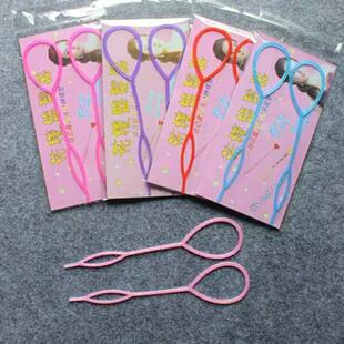 扎头发的拉拉儿童短发扎发神器编辫子神器女童编头发神器穿穿发棒