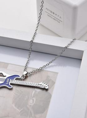 吉他挂件小饰品古筝钥匙扣乐器电吉他模型创意钥匙链迷你个性饰品