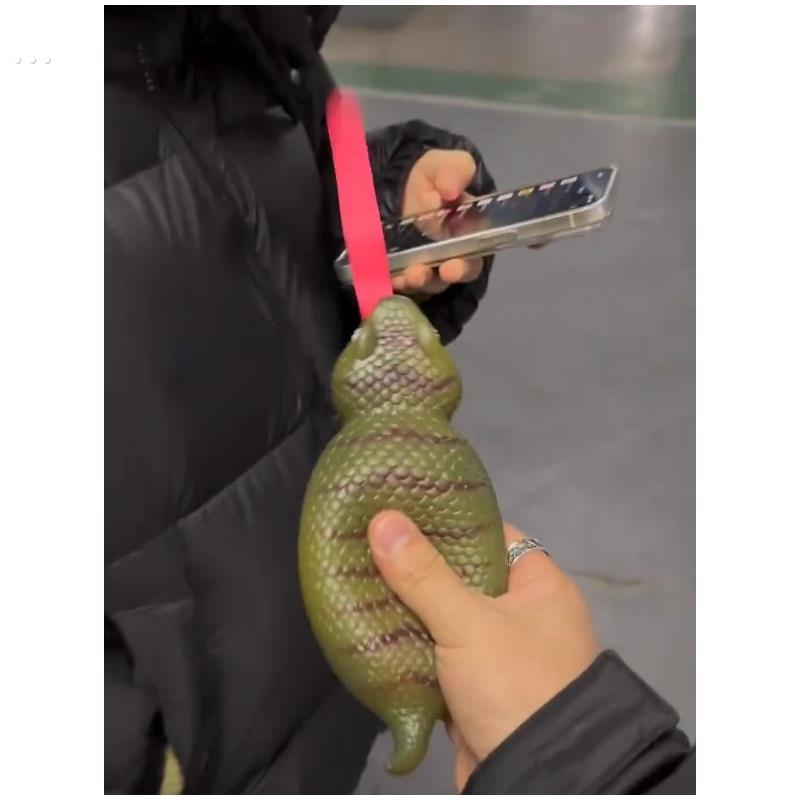 丸子会花钱肥蛇捏捏乐土槌蛇会吐舌头捏捏蛇大胖蛇整蛊搞怪玩具