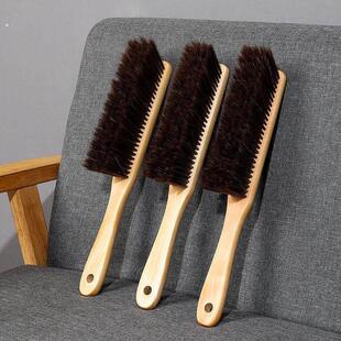 车上窗子洗车刷子硬毛小型细长扶梯毛刷大号塑料扫把加密床上刷车