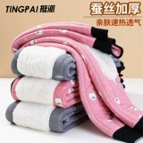 Удерживающие тепло утепленные бархатные зимние детские штаны