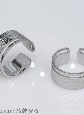 European and American hollow adjustable titanium steel ring