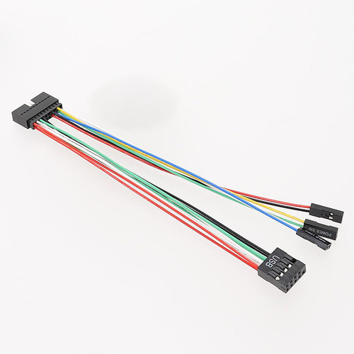 新升级惠-普HP Gen8改装线HP机箱开关线USB线小20PIN转USB开机线