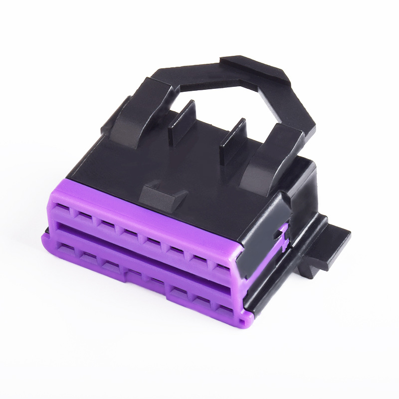 汽车OBD2 16Pin Female Connector OBD诊断插头原厂母头