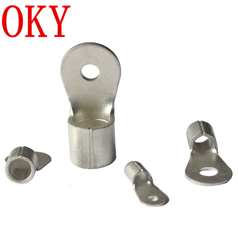 RNB38-8圆形冷压接线端子RNB38-10L裸端头接线铜鼻子RNB60-6/8/10