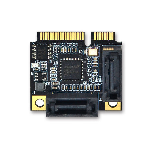 MINI pci-e转SATA3扩展卡PCI-E转SATA3.0卡硬盘接口扩展卡SSD