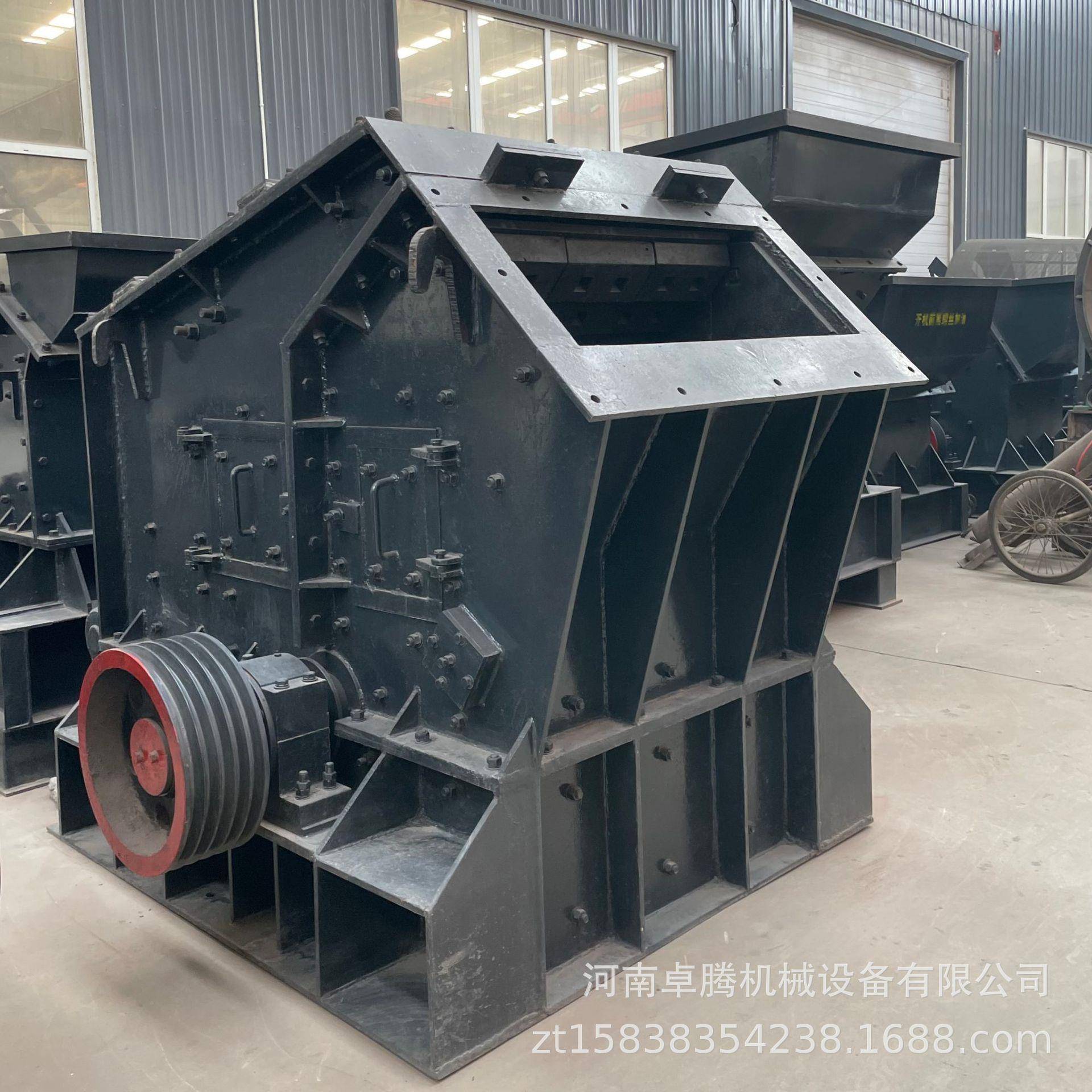 大型建筑垃圾硬岩水泥反块料大口径击式碎石石机打机PF-1007石头