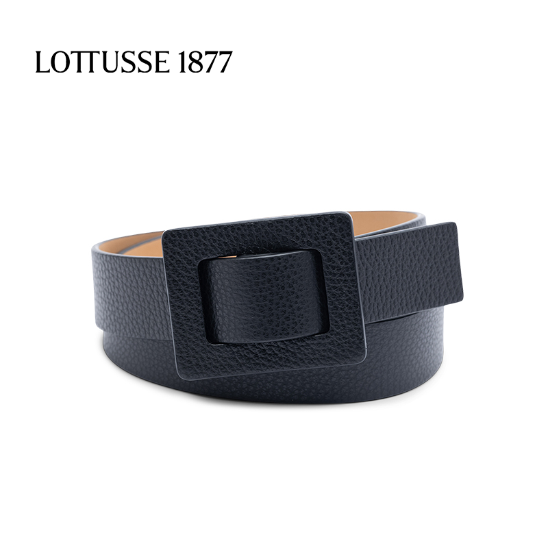 LOTTUSSE/乐途仕新款牛皮手工休闲时尚女士皮带宽腰带