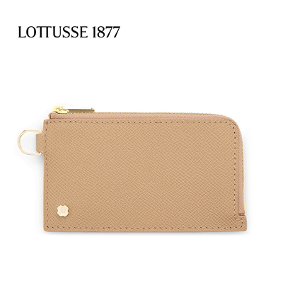 LOTTUSSE/乐途仕简约经典牛皮女士短款钱包手提卡包12X7cm