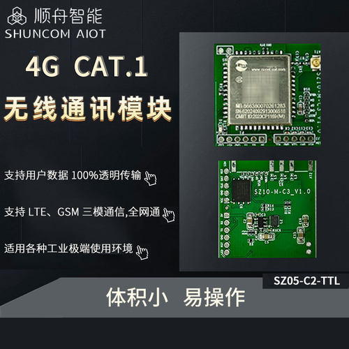 赠1年流量卡Cat.1模块透传串口