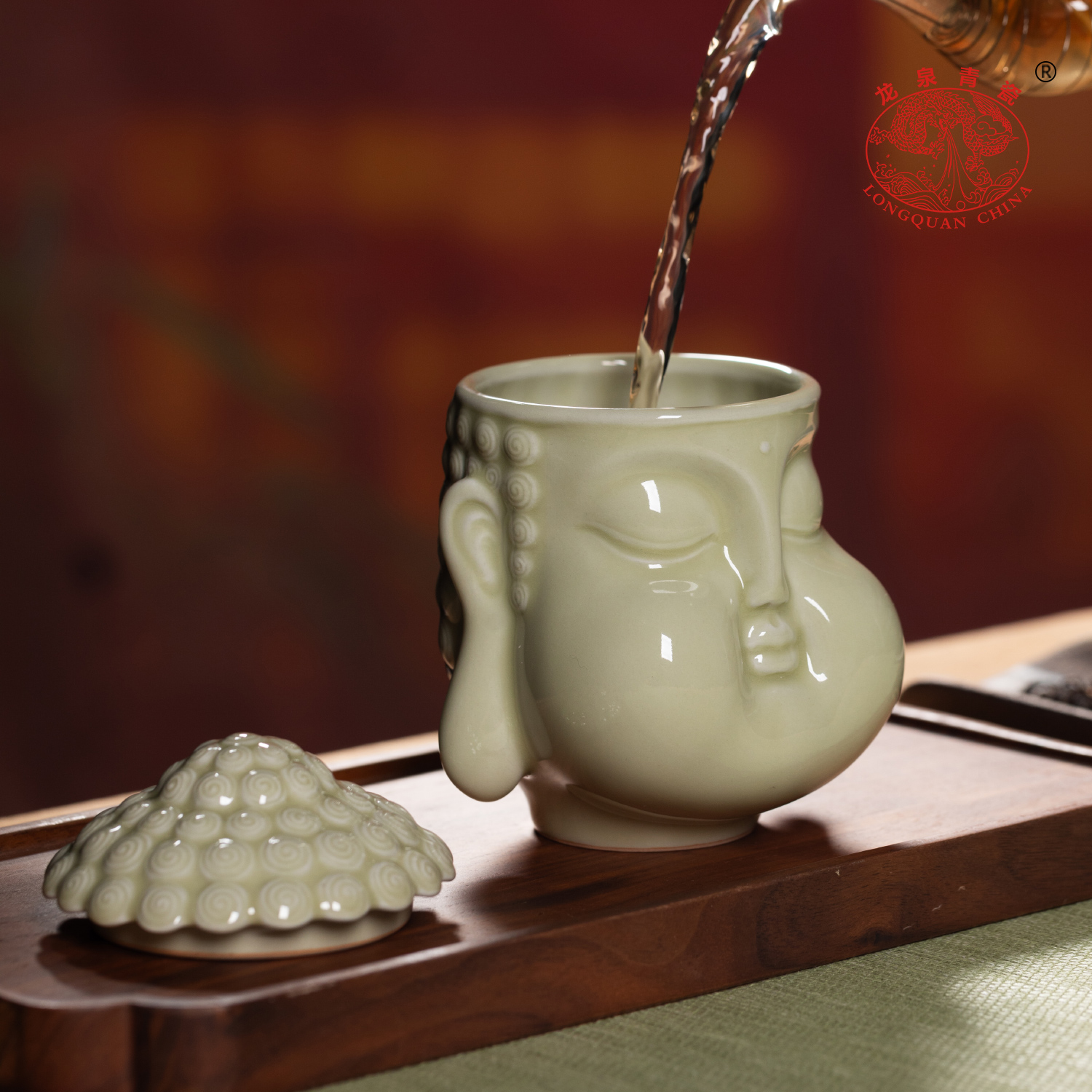 【龙泉青瓷】马克杯喝茶杯子