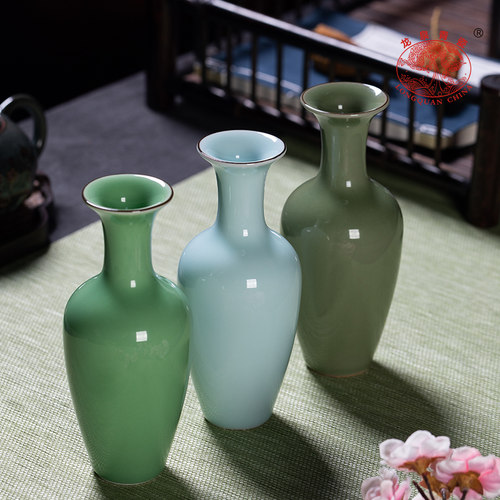 龙泉客厅花瓶花器简约