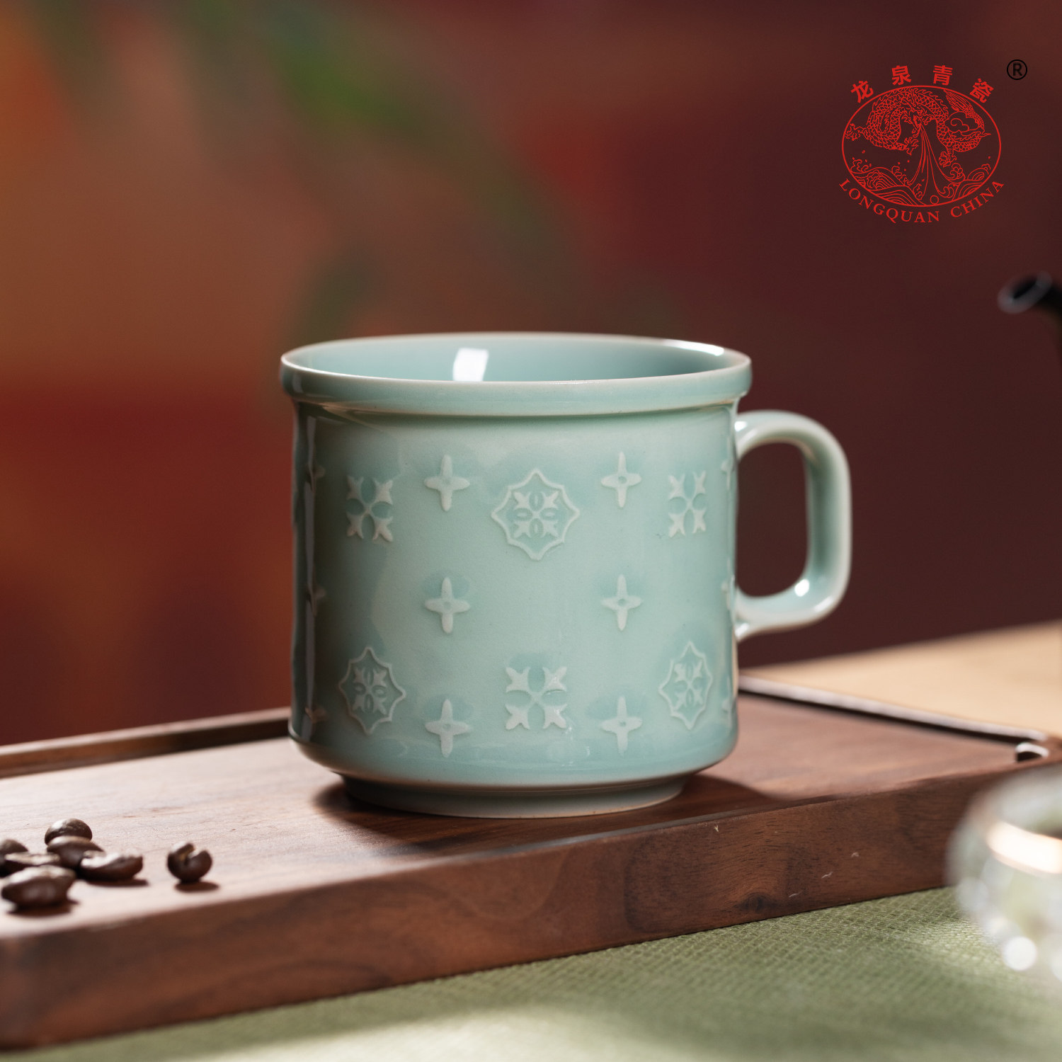 【正品认证】龙泉青瓷泡茶杯图片