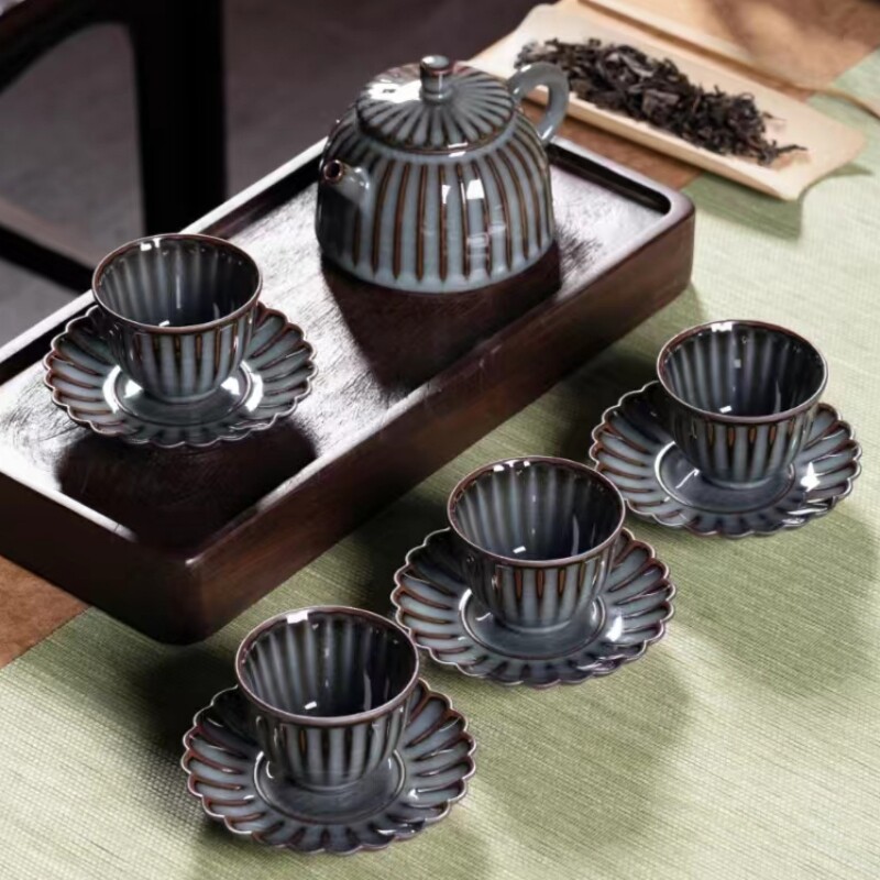 【官方正品】冰裂纹功夫茶具图片