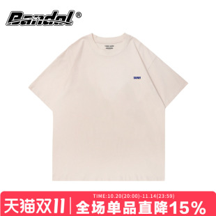 新款 T恤上衣夏季 百搭潮 百搭短袖 oversize宽松韩系ins风简约男女款