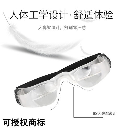 多眸钓鱼望远镜放大看漂偏光眼镜式垂钓钩鱼镜厂家供应近视头戴式