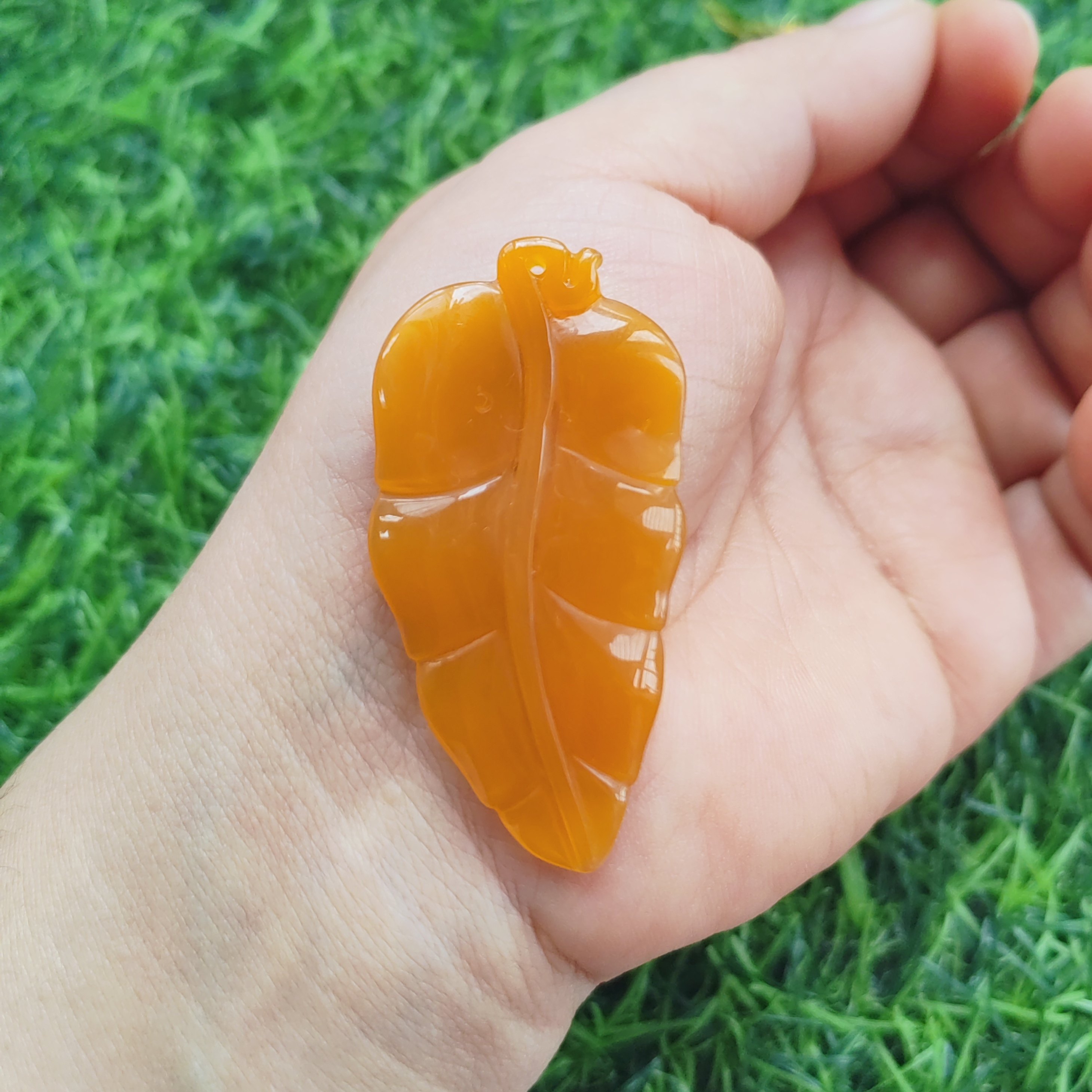 开枝散叶金枝玉叶精品全黄无杂纯天然玉石官方正品黄龙玉51*26*4