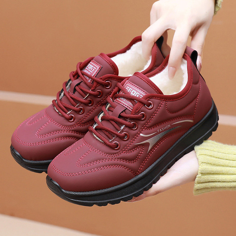 2025冬季新款老北京棉鞋皮面防水