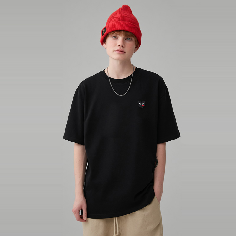 重磅纯棉短袖t恤男女夏季