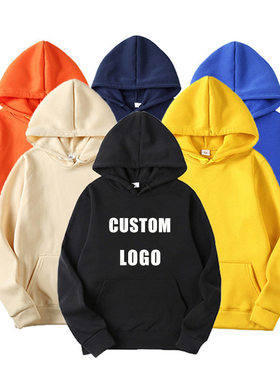 秋冬男式hoodie套头连帽