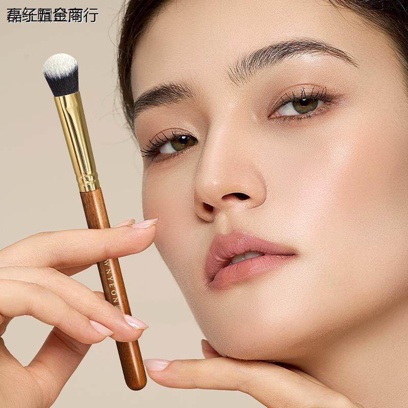 朗颜化妆刷赤漠CM182/183斜头坡型液体膏状腮红修容高光膏面部刷