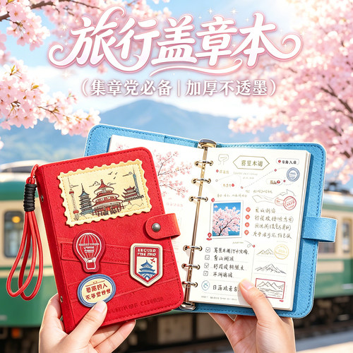 旅行活页盖章本【国潮文创本】