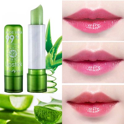 速发Aloe Vera Lipstick Lip Stick Moisturizing Color Changing