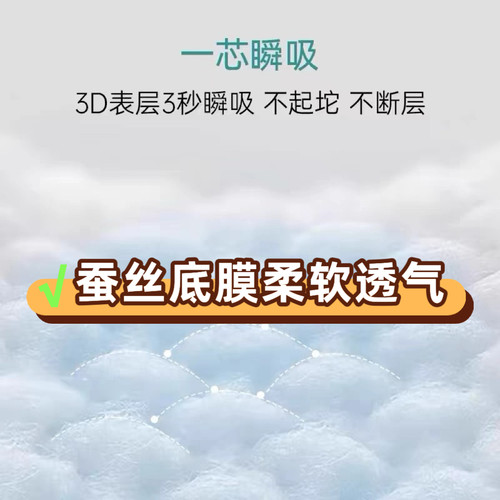 【特价清仓通码60片】蚕丝底膜超轻薄透气尿便分离通码60片好用