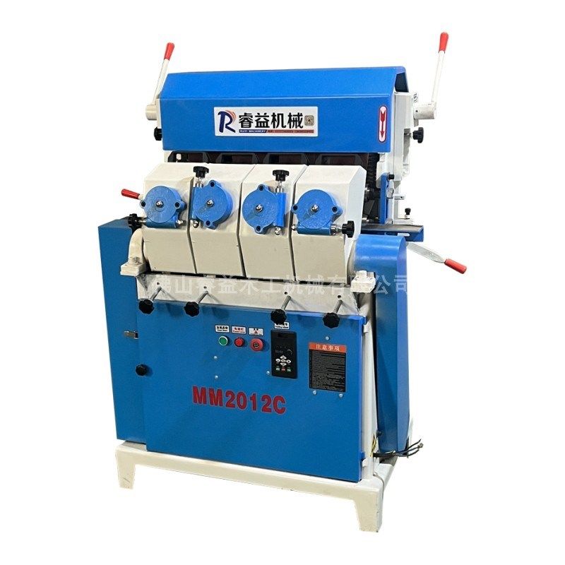圆棒砂光机MM2012C四砂配风机砂带机木工机械金属塑料抛光打磨机