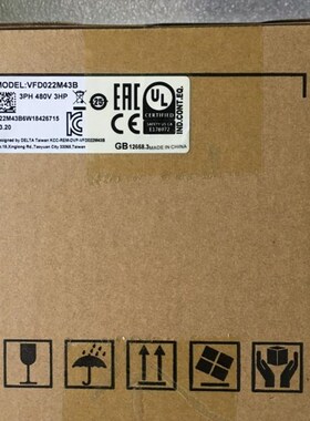 VFD022M43B VFD055M43A VFD075M43A 台达vfd一m变频器380V调速型