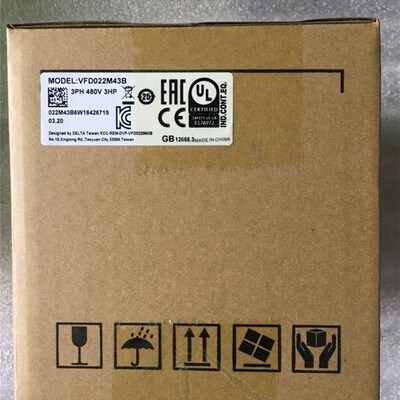 VFD022M43B VFD055M43A VFD075M43A 台达vfd一m变频器380V调速型